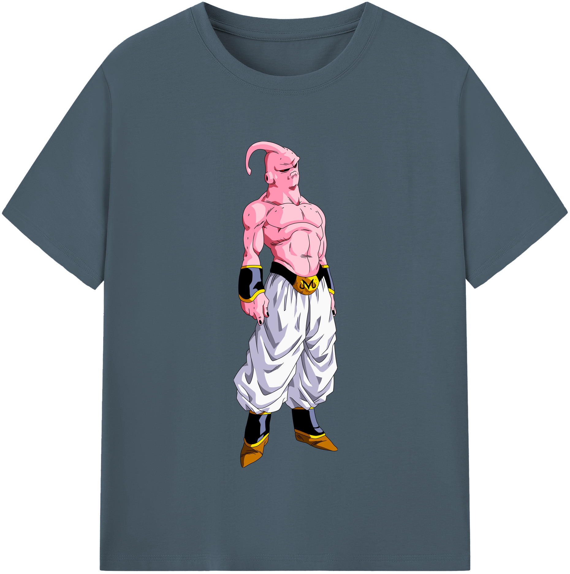 （画像用） ドラゴンボール 魔人ブウ DRAGON BALL Majin Buu 綿100％半袖Tシャツ（フロントプリント）